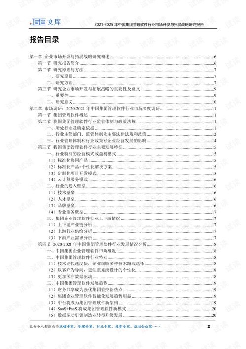 2021-2025年中國集團管理軟件與教育軟件行業市場開發與拓展戰略研究